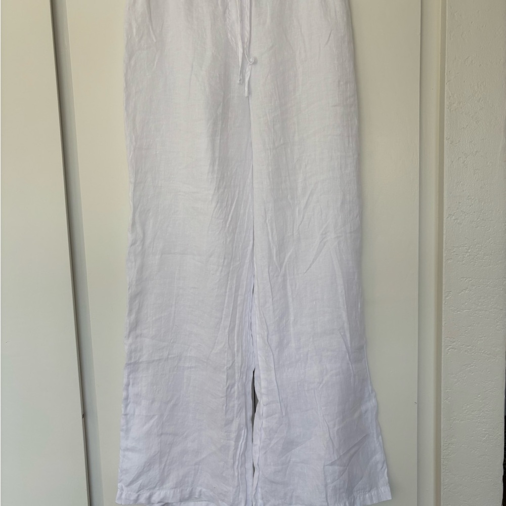 CP Shades White Wide Leg Pants